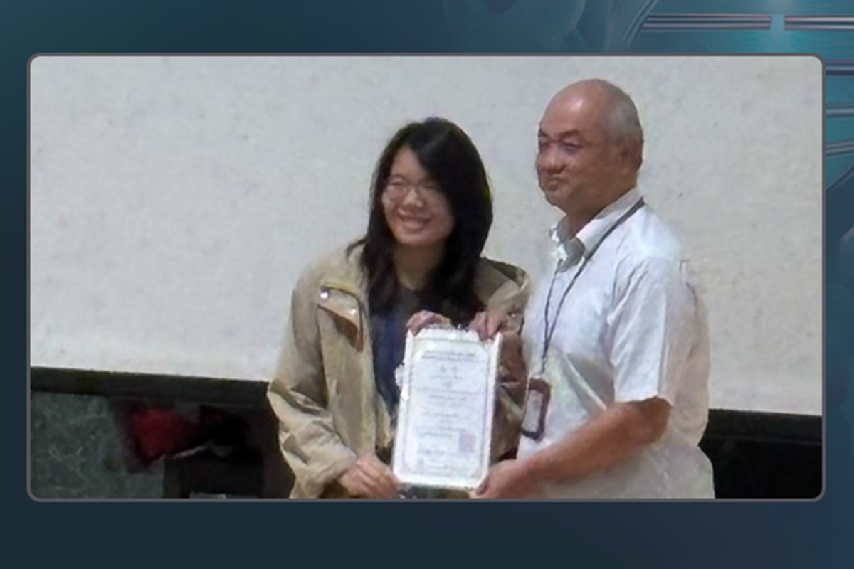 陳韻如老師實驗室葉蕙語獲得2024年台灣生化學會秋令營研討會-壁報論文競賽獎特優